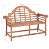 vidaXL Παγκάκι Κήπου 127 x 58,5 x 92,5 εκ. από Μασίφ Ξύλο Teak