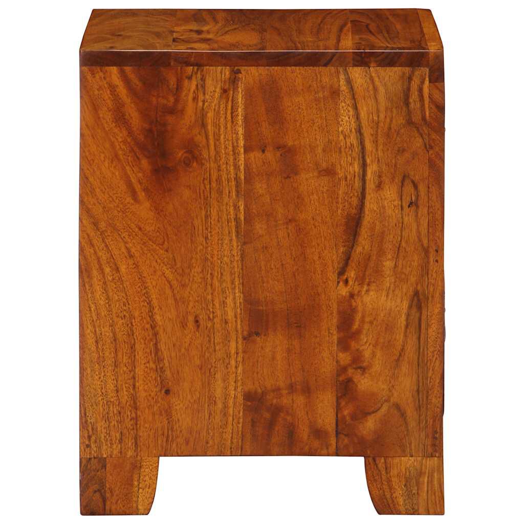 vidaXL κομοδίνο 35x35x45 cm μασίφ ξύλο ακακίας