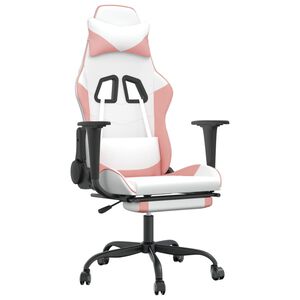 vidaXL &Kappa;&alpha;&rho;έ&kappa;&lambda;&alpha; Gaming &mu;&epsilon; &Upsilon;&pi;&omicron;&pi;ό&delta;&iota;&omicron; &Lambda;&epsilon;&upsilon;&kappa;ό &kappa;&alpha;&iota; &Rho;&omicron;&zeta; &alpha;&pi;ό &Sigma;&upsilon;&nu;&theta;&epsilon;&tau;&iota;&kappa;ό &Delta;έ&rho;&mu;&alpha;