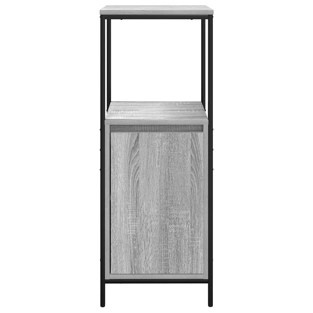 vidaXL Ντουλάπι Μπάνιου με Καθρέφτη Γκρι Sonoma 36x35x95 εκ.