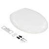 vidaXL Κάλυμμα Λεκάνης με Soft Close & Quick Release Λευκό