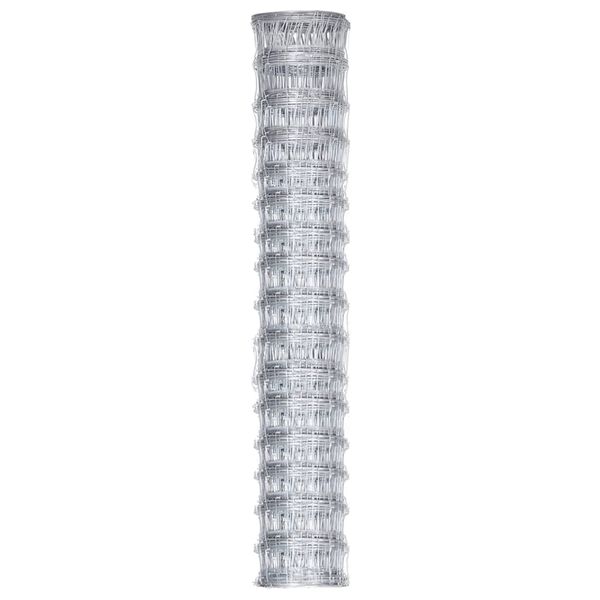 vidaXL Συρματόπλεγμα Περίφραξης Ασημί 50 x 0,8 μ. Γαλβανισμένο Ατσάλι