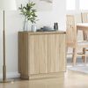 vidaXL Κομοδίνο Δρύς Sonoma 71 x 34.5 x 75 εκ. Επεξεργασμένο ξύλο