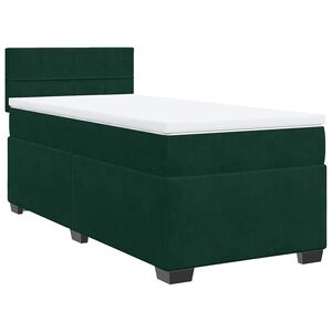 vidaXL &Kappa;&rho;&epsilon;&beta;ά&tau;&iota; Boxspring &mu;&epsilon; &Sigma;&tau;&rho;ώ&mu;&alpha; &Sigma;&kappa;&omicron;ύ&rho;&omicron; &Pi;&rho;ά&sigma;&iota;&nu;&omicron; 90x200 &epsilon;&kappa;. &Beta;&epsilon;&lambda;&omicron;ύ&delta;&iota;&nu;&omicron;
