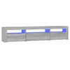 vidaXL Έ&pi;&iota;&pi;&lambda;&omicron; &Tau;&eta;&lambda;&epsilon;ό&rho;&alpha;&sigma;&eta;&sigmaf; &mu;&epsilon; LED &Gamma;&kappa;&rho;&iota; Sonoma 195x35x40 &epsilon;&kappa;.