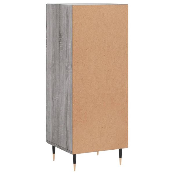 vidaXL Ντουλάπι Γκρι Sonoma 34,5x34x90 εκ. από Επεξεργασμένο Ξύλο