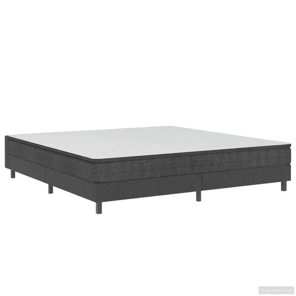 vidaXL &Pi;&lambda;&alpha;ί&sigma;&iota;&omicron; &Kappa;&rho;&epsilon;&beta;&alpha;&tau;&iota;&omicron;ύ Boxspring &Gamma;&kappa;&rho;&iota; 200 x 200 &epsilon;&kappa;. &Upsilon;&phi;&alpha;&sigma;&mu;ά&tau;&iota;&nu;&omicron;