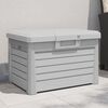 vidaXL Κουτί Μαξιλαριών Εξ Χώρου Γκρι 73x50,5x46,5 εκ Πολυπροπυλένιο