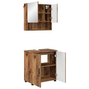 vidaXL &Sigma;&epsilon;&tau; &Epsilon;&pi;ί&pi;&lambda;&omega;&nu; &Mu;&pi;ά&nu;&iota;&omicron;&upsilon; 2 &tau;&mu;&chi;. &Pi;&alpha;&lambda;&iota;ό &Xi;ύ&lambda;&omicron; 61 x 35 x 64 &epsilon;&kappa;.