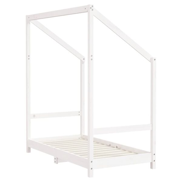 vidaXL Πλαίσιο Παιδικού Κρεβατιού 2x(70x140)εκ. Μασίφ Ξύλο Πεύκου
