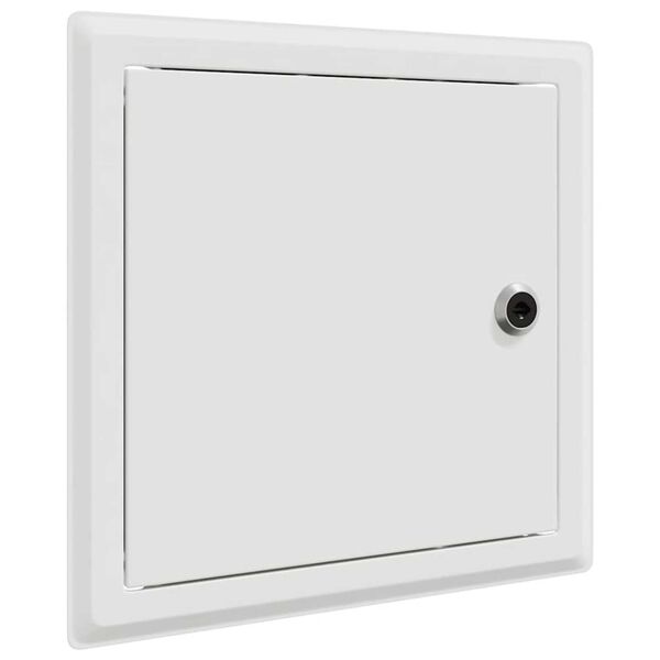 vidaXL Πάνελ Πρόσβασης 2 pcs Λευκό 20 x 20 cm Ατσάλι