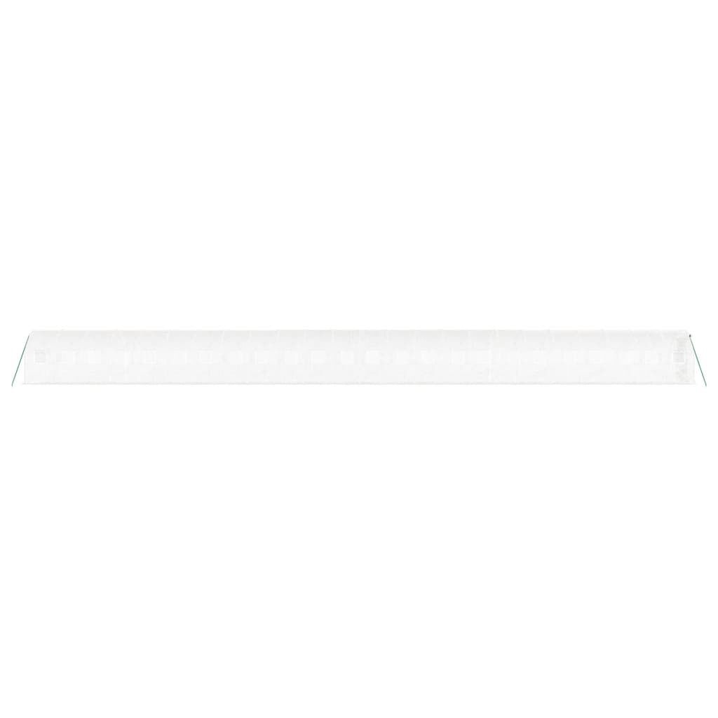 vidaXL Θερμοκήπιο με Ατσάλινο Πλαίσιο Λευκό 48 μ² 24 x 2 x 2 μ.
