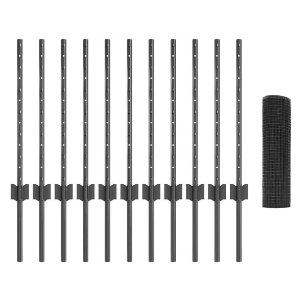 vidaXL &Tau;&epsilon;&nu;&tau;ώ&tau;&omicron; &mu;&epsilon; &sigma;&tau;ή&rho;&iota;&gamma;&mu;&alpha; &Gamma;&kappa;&rho;&iota; 0,5 x 25 &mu;. &Alpha;&tau;&sigma;ά&lambda;&iota;