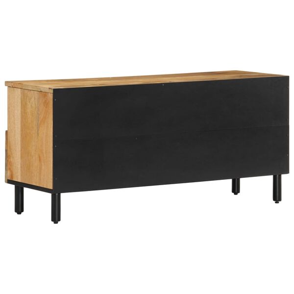 vidaXL Έπιπλο Τηλεόρασης 100 x 33 x 46 εκ. από Μασίφ Ξύλο Μάνγκο