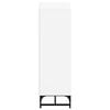 vidaXL Ντουλάπι Λευκό 35 x 37 x 120 εκ. με Γυάλινες Πόρτες