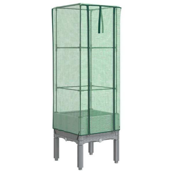 vidaXL &Zeta;&alpha;&rho;&nu;&tau;&iota;&nu;&iota;έ&rho;&alpha; &Upsilon;&pi;&epsilon;&rho;&upsilon;&psi;. &Kappa;ά&lambda;&upsilon;&mu;&mu;&alpha; &Theta;&epsilon;&rho;&mu;&omicron;&kappa;&eta;&pi;ί&omicron;&upsilon; Ό&psi;&eta; &Rho;&alpha;&tau;ά&nu; 40x40x140 &epsilon;&kappa;.