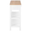 vidaXL Κονσόλα Λευκή 110 x 35 x 80 εκ. από MDF