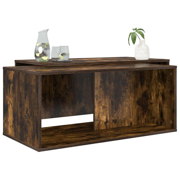 vidaXL &Sigma;&epsilon;&tau; &Tau;&rho;&alpha;&pi;&epsilon;&zeta;&iota;&omicron;ύ &Gamma;&iota;&alpha; &Kappa;&alpha;&phi;έ 2 pcs &Kappa;&alpha;&pi;&nu;&iota;&sigma;&tau;ό &Delta;&rho;ύ&sigmaf; &Epsilon;&pi;&epsilon;&xi;&epsilon;&rho;&gamma;&alpha;&sigma;&mu;έ&nu;&omicron; &xi;ύ&lambda;&omicron;