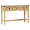 vidaXL Τραπέζι Κονσόλα Corona 114x34,5x73 εκ. από Μασίφ Ξύλο Πεύκου
