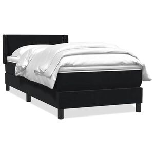 vidaXL &Kappa;&rho;&epsilon;&beta;ά&tau;&iota; Boxspring &mu;&epsilon; &Sigma;&tau;&rho;ώ&mu;&alpha; &Mu;&alpha;ύ&rho;&omicron; 80x220 &epsilon;&kappa;. &Beta;&epsilon;&lambda;&omicron;ύ&delta;&iota;&nu;&omicron;