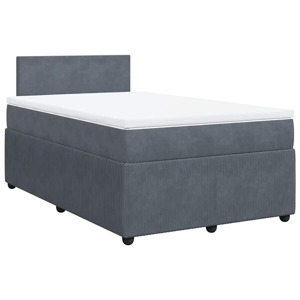 vidaXL &Kappa;&rho;&epsilon;&beta;ά&tau;&iota; Boxspring &mu;&epsilon; &Sigma;&tau;&rho;ώ&mu;&alpha; &Sigma;&kappa;&omicron;ύ&rho;&omicron; &Gamma;&kappa;&rho;&iota; 120x200 &epsilon;&kappa;. &Beta;&epsilon;&lambda;&omicron;ύ&delta;&iota;&nu;&omicron;