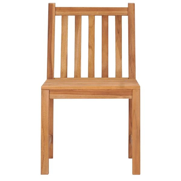 vidaXL &Sigma;&epsilon;&tau; &Tau;&rho;&alpha;&pi;&epsilon;&zeta;&alpha;&rho;ί&alpha;&sigmaf; &Kappa;ή&pi;&omicron;&upsilon; 7 &tau;&epsilon;&mu;&alpha;&chi;ί&omega;&nu; &alpha;&pi;ό &Mu;&alpha;&sigma;ί&phi; &Xi;ύ&lambda;&omicron; Teak 160x80 &epsilon;&kappa;.