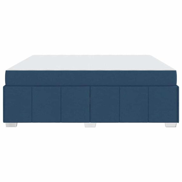 vidaXL Σκελετός Κρεβατιού Μπλε 180 x 200 cm ύφασμα