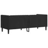 vidaXL Καναπές Chesterfield Μαύρο 194 x 74.5 x 70.5 εκ. Τεχνητό δέρμα