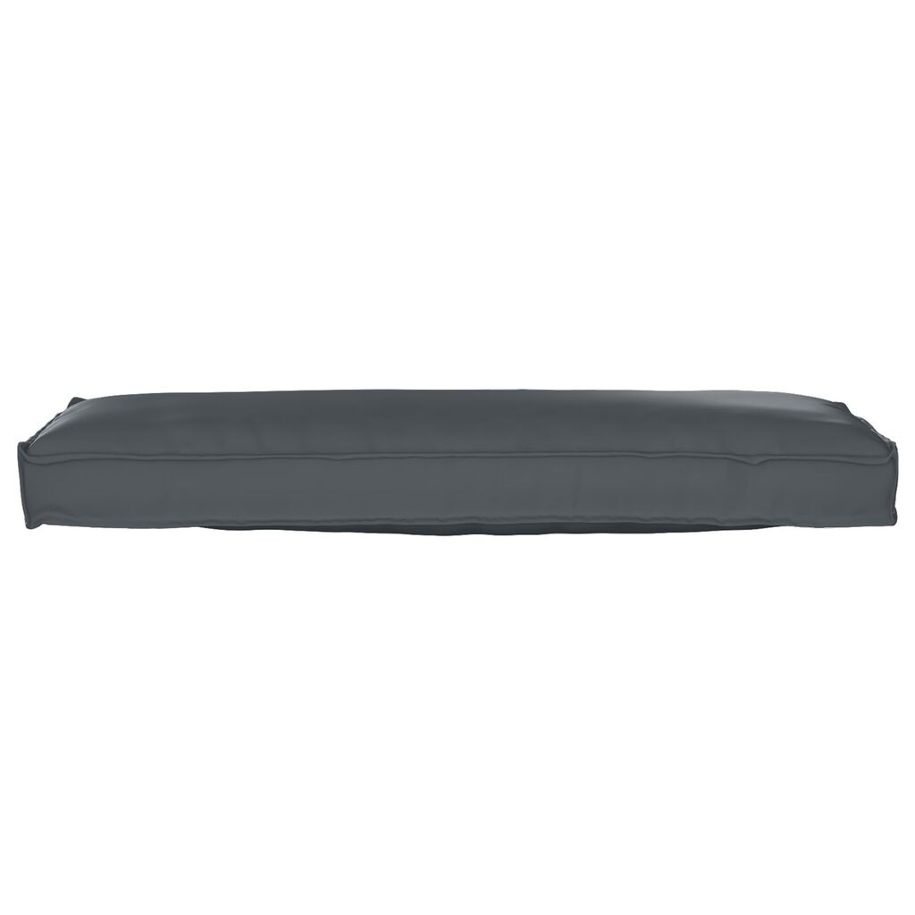 vidaXL Μαξιλάρι Παλέτας για Πάγκο Ανθρακί 120x40x8 εκ. Υφασμάτινος