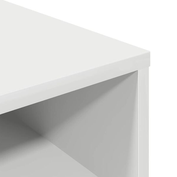 ντουλάπι βιβλίων vidaXL Λευκό 34x31x80 cm Κατασκευασμένο ξύλο