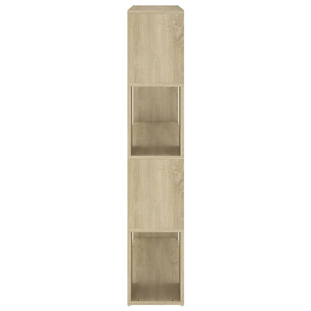 vidaXL Βιβλιοθήκη/Διαχωριστικό Χώρου Sonoma Δρυς 100 x 24 x 124 εκ.
