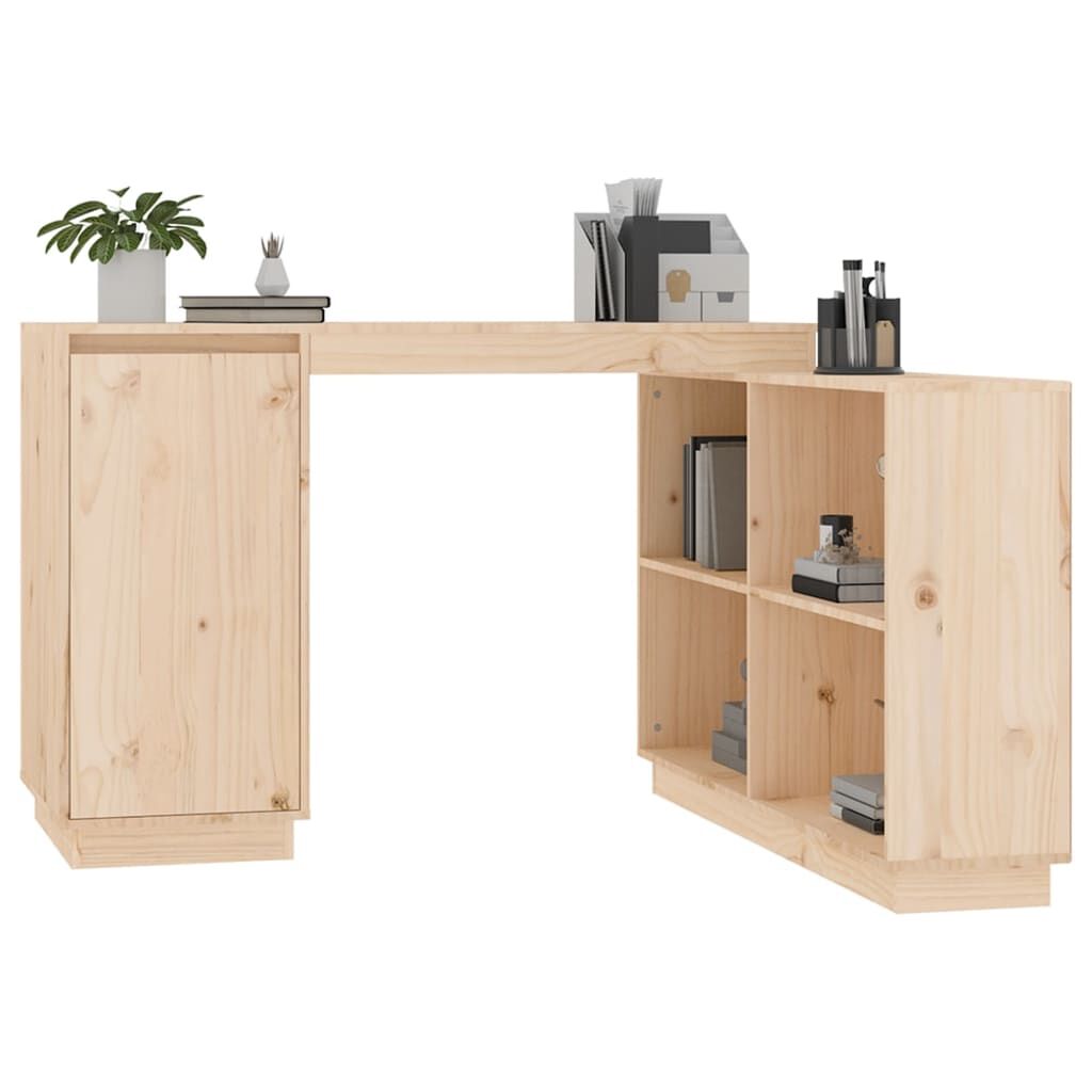 vidaXL Γραφείο 110 x 50 x 75 εκ. από Μασίφ Ξύλο Πεύκου