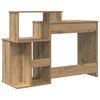 vidaXL Γραφείο Artisan Oak 120,5 x 44 x 88,5 εκ Επεξεργασμένο ξύλο