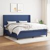vidaXL &Kappa;&rho;&epsilon;&beta;ά&tau;&iota; Boxspring &mu;&epsilon; &Sigma;&tau;&rho;ώ&mu;&alpha; &Mu;&pi;&lambda;&epsilon; 200x200 &epsilon;&kappa;. &Upsilon;&phi;&alpha;&sigma;&mu;ά&tau;&iota;&nu;&omicron;