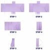 vidaXL Πετσέτες ξαπλώστρας 2 pcs Μοβ 210 x 75 cm