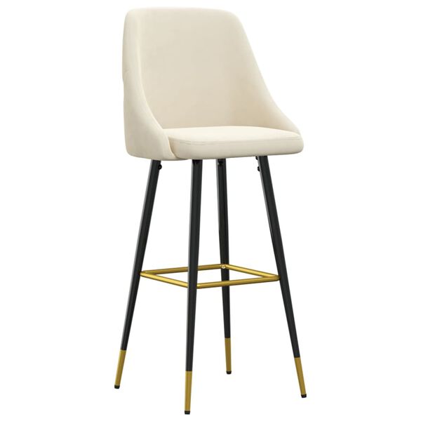 vidaXL &Sigma;&kappa;&alpha;&mu;&pi;ό &Mu;&pi;&alpha;&rho; 2 &tau;&epsilon;&mu;. &Kappa;&rho;&epsilon;&mu; &Beta;&epsilon;&lambda;&omicron;ύ&delta;&iota;&nu;&alpha;