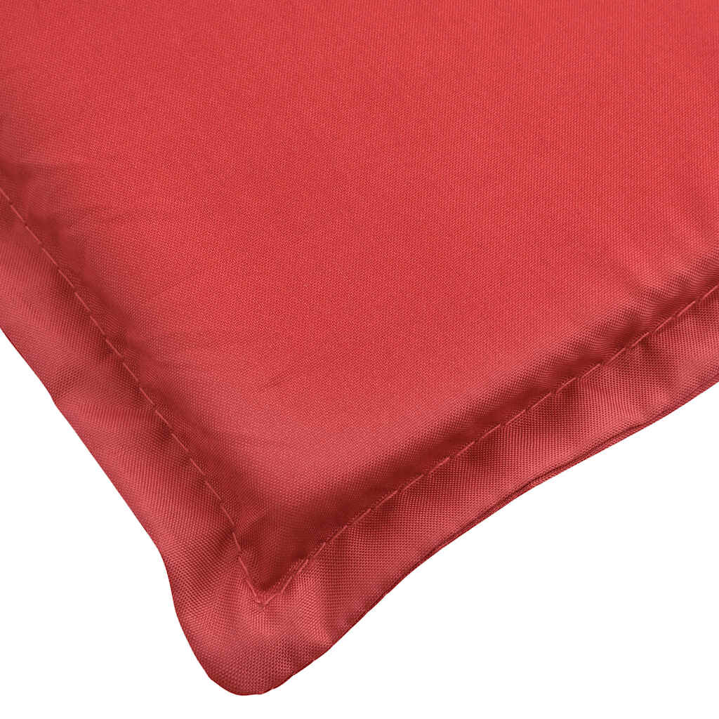 vidaXL Μαξιλάρι Ξαπλώστρας Κόκκινο 180x60x4 εκ. από Ύφασμα Oxford