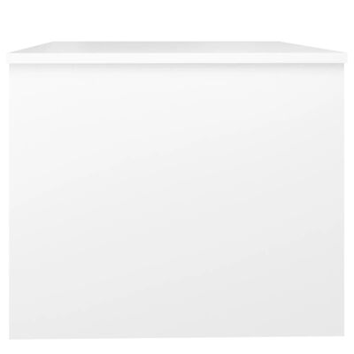 vidaXL Τραπεζάκι Σαλονιού Λευκό 80x50x42,5 εκ. Επεξεργασμένο Ξύλο