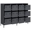 vidaXL Ντουλάπι Ανθρακί 135x39x103,5 εκ. από Χάλυβα Ψυχρής Έλασης