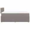 vidaXL &Kappa;&rho;&epsilon;&beta;ά&tau;&iota; Boxspring &mu;&epsilon; &Sigma;&tau;&rho;ώ&mu;&alpha; Taupe 120x190 &epsilon;&kappa;. &Upsilon;&phi;&alpha;&sigma;&mu;ά&tau;&iota;&nu;&omicron;