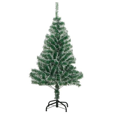 vidaXL Χριστουγεννιάτικο Δέντρο Τεχνητό με 150 LED & Χιόνι 150 εκ.