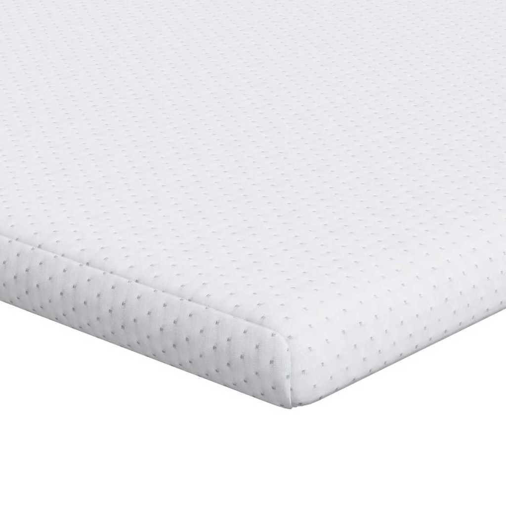 vidaXL Στρώματα Λευκό 70 x 200 cm 100% ύφασμα πολυεστέρα με τζακάρ