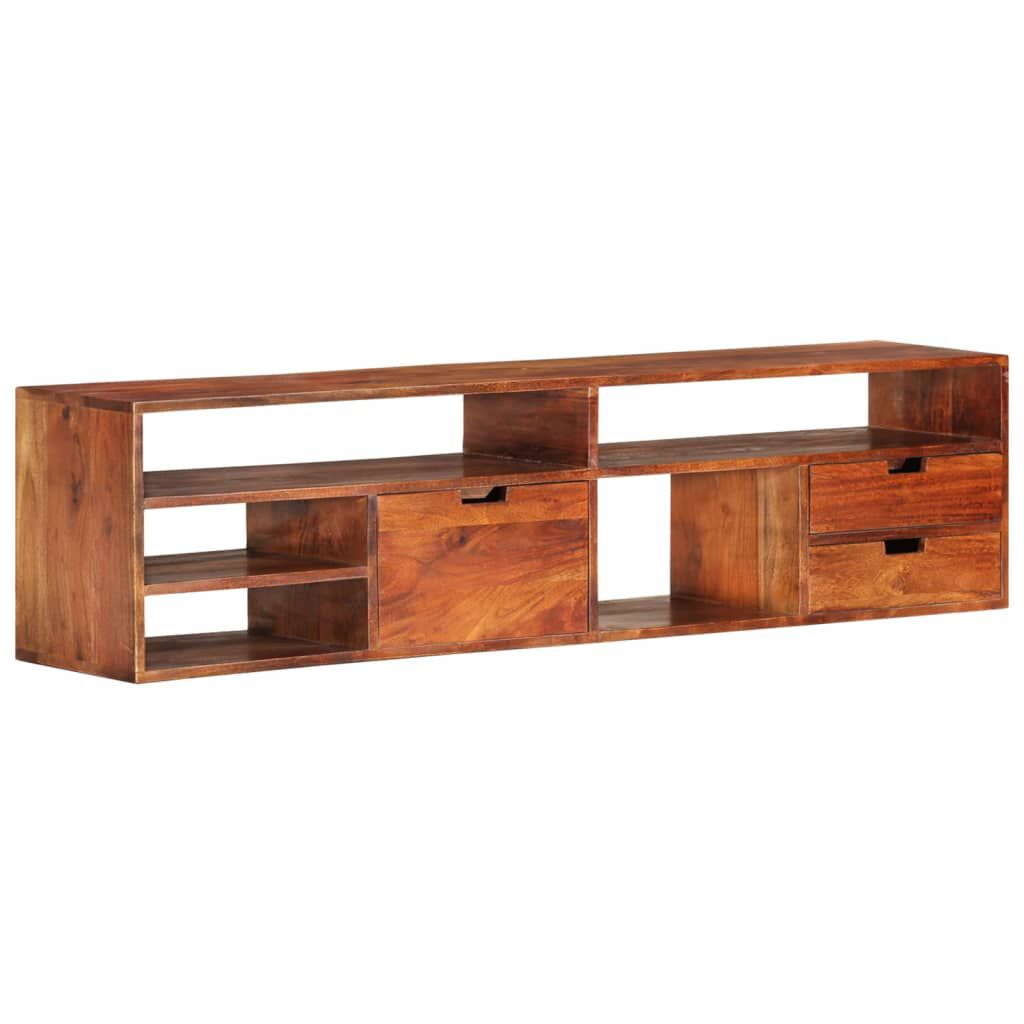 vidaXL Έπιπλο Τηλεόρασης 140 x 30 x 35 εκ. από Μασίφ Ξύλο Ακακίας