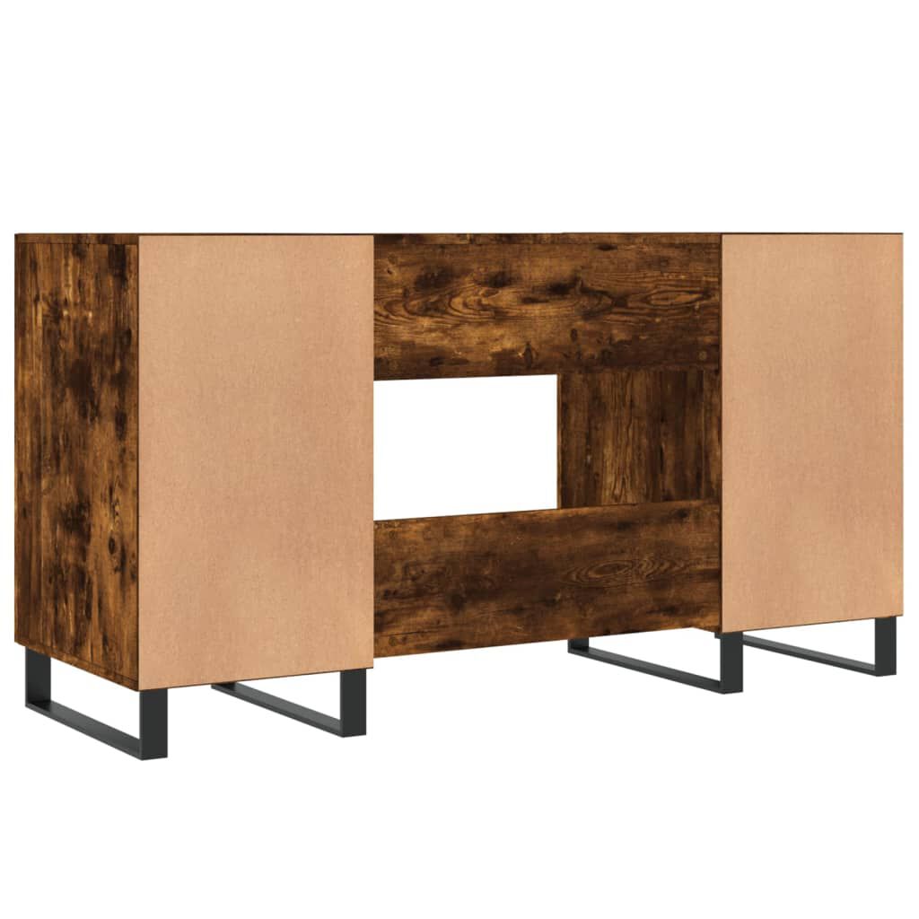 vidaXL Γραφείο Καπνιστή Δρυς 140 x 50 x 75 εκ. από Επεξεργασμένο Ξύλο