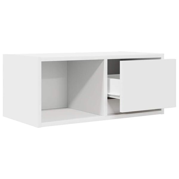 vidaXL Έπιπλο Τηλεόρασης Λευκό 60x31x25,5 εκ. Επεξεργασμένο Ξύλο