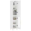 vidaXL Ντουλάπι Λευκό 34,5 x 34 x 180 εκ. από Επεξεργασμένο Ξύλο