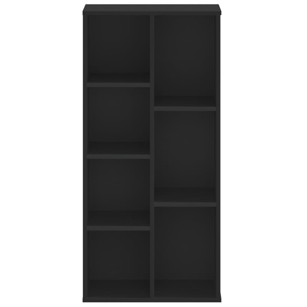 vidaXL Βιβλιοθήκη Μαύρη 50x25x105 εκ. από Επεξεργασμένο Ξύλο
