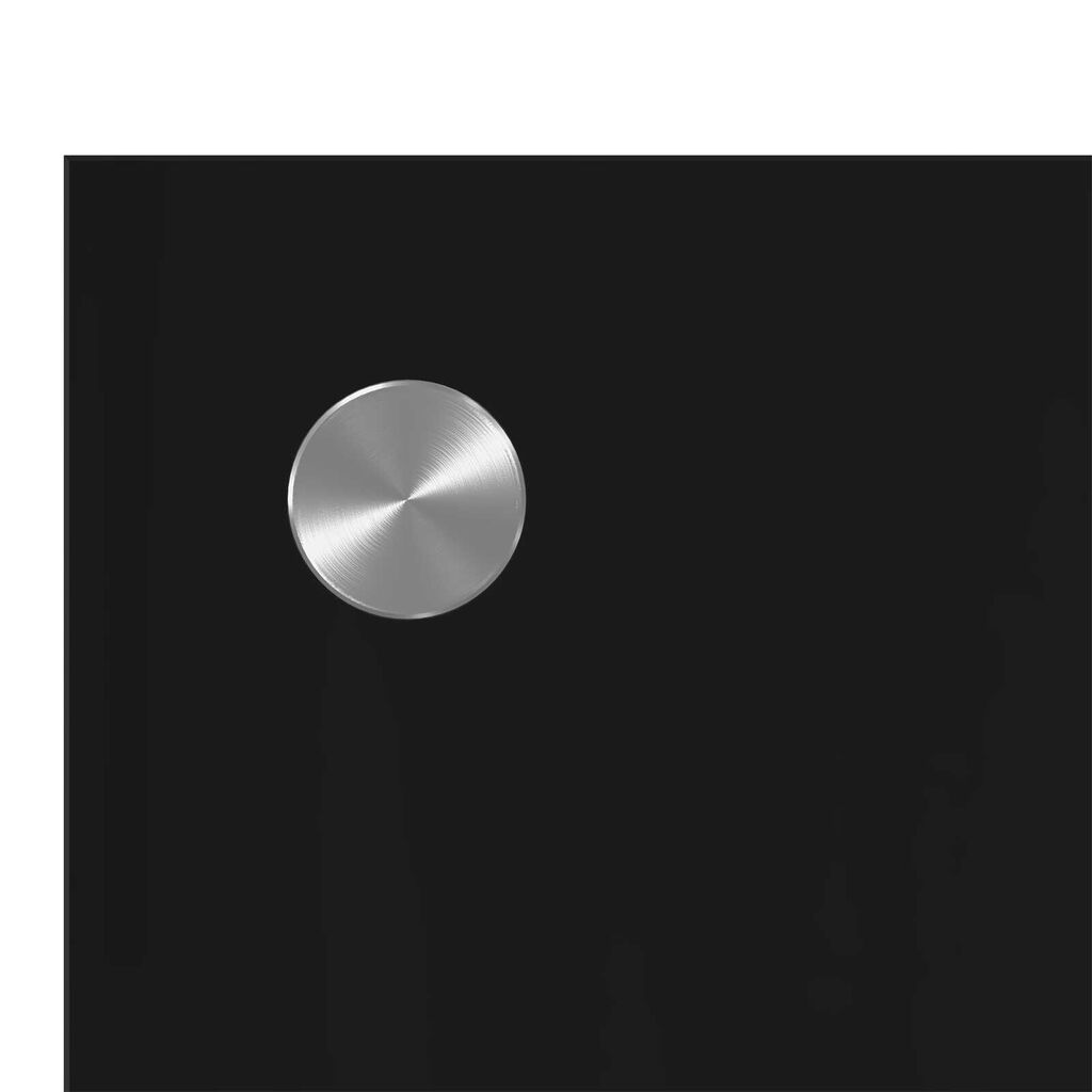 vidaXL Μαύρος Κουζίνας Πίνακας 110x60x0,6 εκ Γυαλί Ανθρακα
