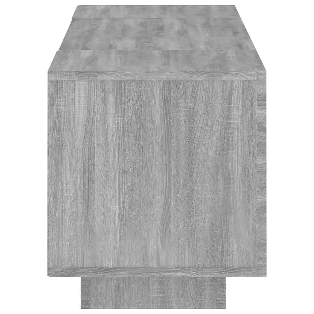 vidaXL Έπιπλο Τηλεόρασης με LED Γκρι Sonoma 160x35x40εκ.