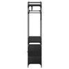 vidaXL Ντουλάπι Μαύρη δρυς 89 x 39 x 184.5 εκ. Επεξεργασμένο ξύλο